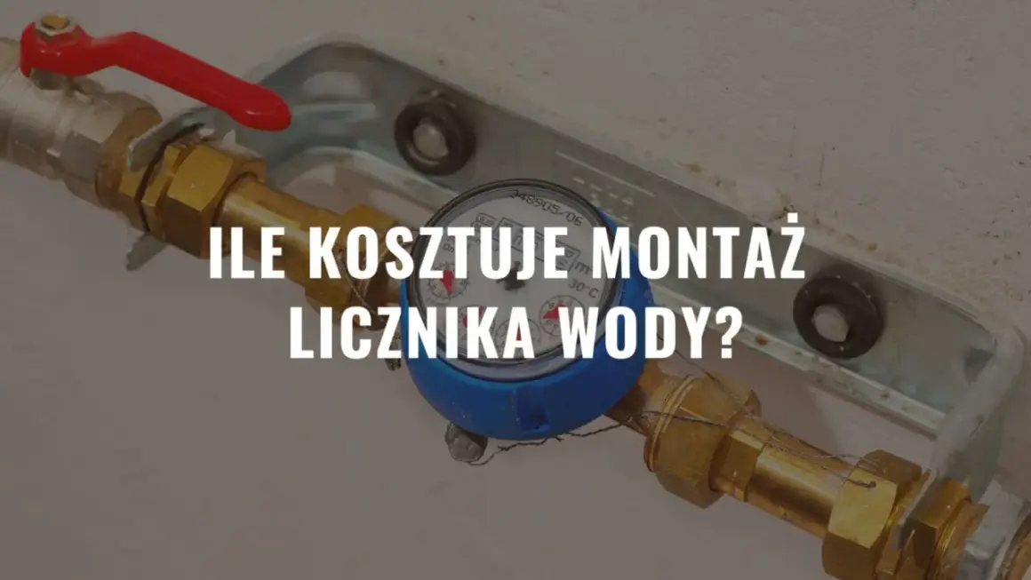Nowy wodomierz czeka na montaż. Sprawdź, ile kosztuje instalacja licznika wody.